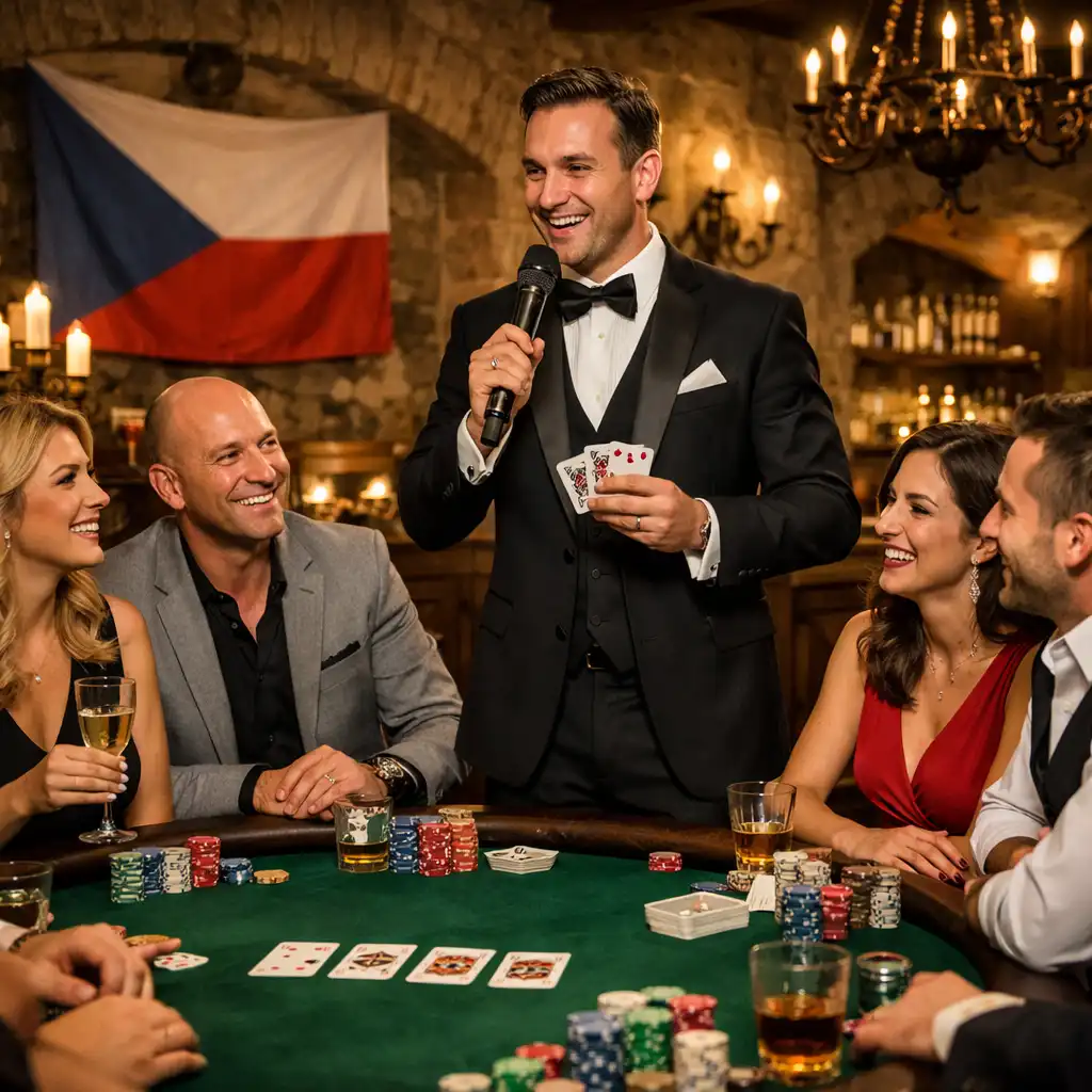 Historický event Tiporava s hosty u pokerových stolů